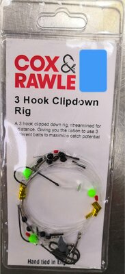 Cox & Rawle 3-Hook Clipdown Rig